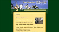 Desktop Screenshot of ferme-pedagogique-jozerand.com