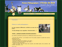 Tablet Screenshot of ferme-pedagogique-jozerand.com